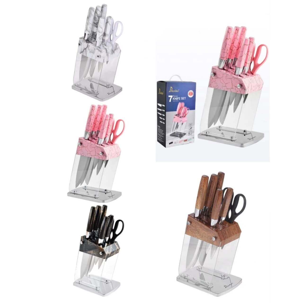 7 Piece Chef Knives Set