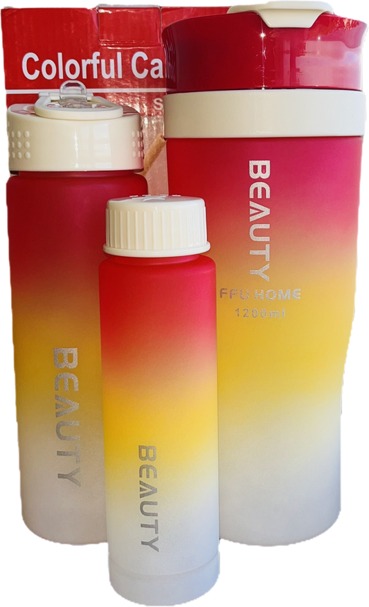 Triple beauty bottles